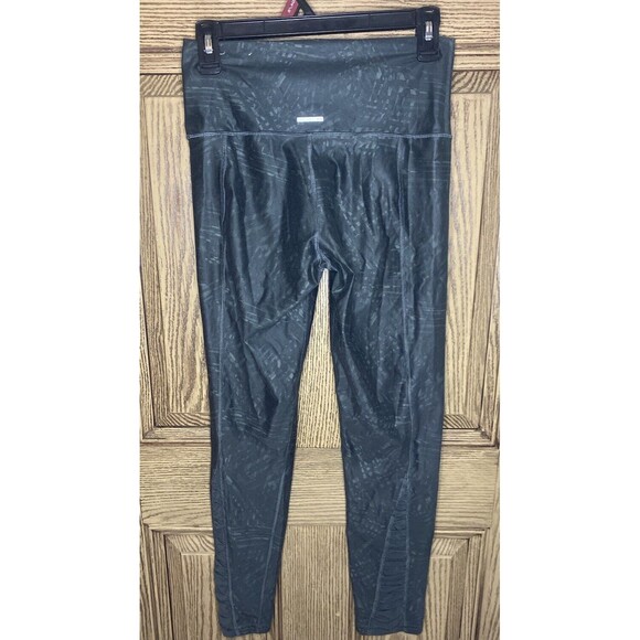 Aerie Chill. Play. Move leggings size medium Dark Green Pants Mesh Cut Out - Picture 5 of 7